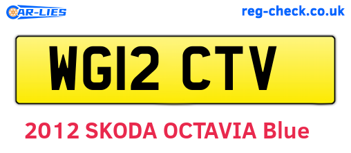 WG12CTV are the vehicle registration plates.