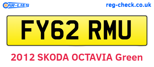 FY62RMU are the vehicle registration plates.