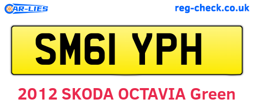 SM61YPH are the vehicle registration plates.