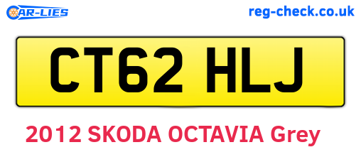 CT62HLJ are the vehicle registration plates.