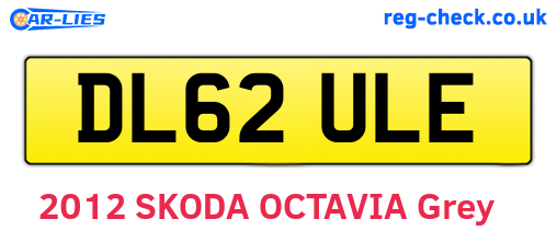 DL62ULE are the vehicle registration plates.