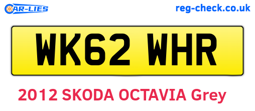 WK62WHR are the vehicle registration plates.