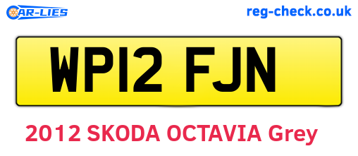 WP12FJN are the vehicle registration plates.