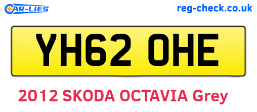 YH62OHE are the vehicle registration plates.