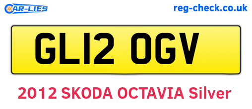 GL12OGV are the vehicle registration plates.