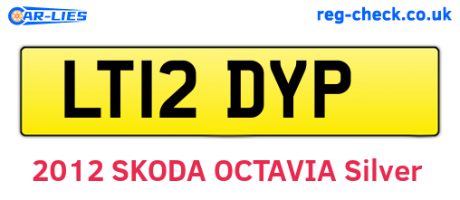 LT12DYP are the vehicle registration plates.
