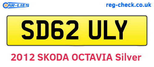 SD62ULY are the vehicle registration plates.
