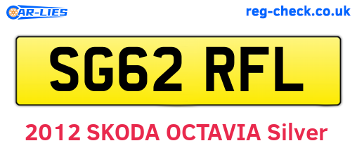 SG62RFL are the vehicle registration plates.