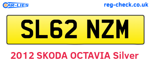 SL62NZM are the vehicle registration plates.