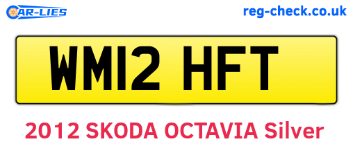 WM12HFT are the vehicle registration plates.