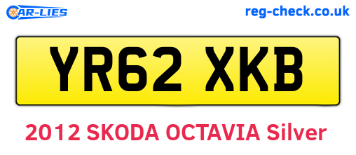 YR62XKB are the vehicle registration plates.