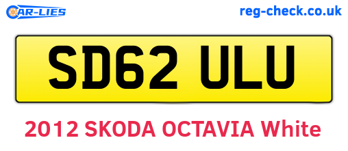 SD62ULU are the vehicle registration plates.