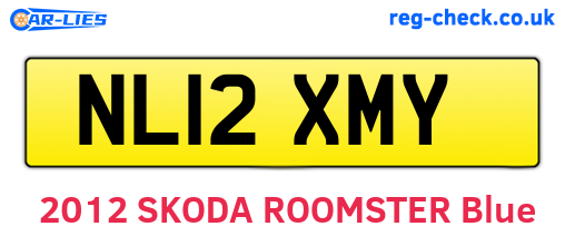 NL12XMY are the vehicle registration plates.
