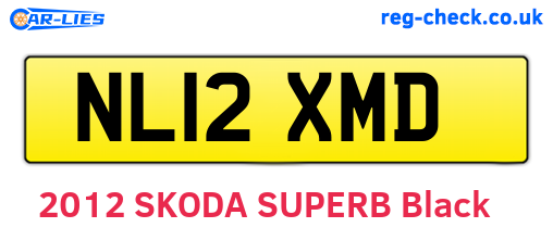 NL12XMD are the vehicle registration plates.