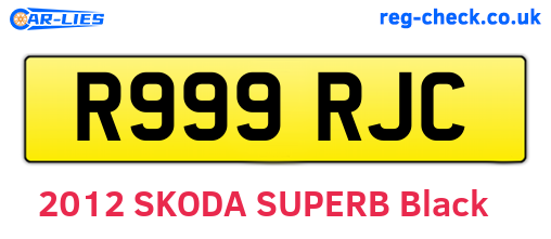 R999RJC are the vehicle registration plates.