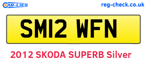 SM12WFN are the vehicle registration plates.