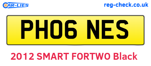 PH06NES are the vehicle registration plates.
