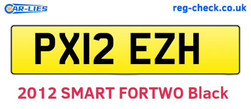 PX12EZH are the vehicle registration plates.