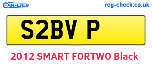 S2BVP are the vehicle registration plates.