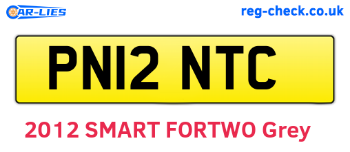 PN12NTC are the vehicle registration plates.