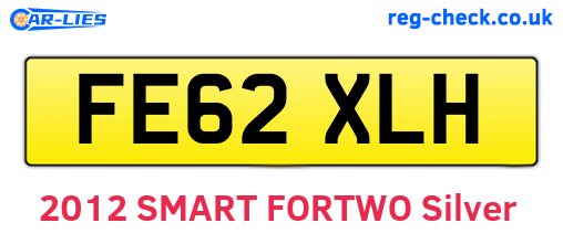 FE62XLH are the vehicle registration plates.