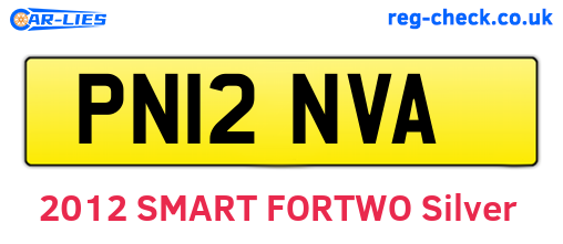 PN12NVA are the vehicle registration plates.