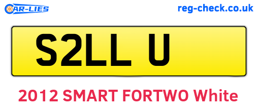 S2LLU are the vehicle registration plates.