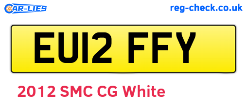 EU12FFY are the vehicle registration plates.