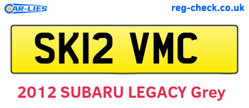 SK12VMC are the vehicle registration plates.