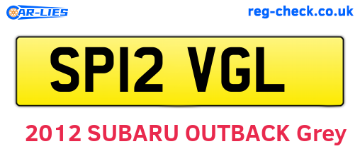 SP12VGL are the vehicle registration plates.