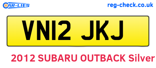 VN12JKJ are the vehicle registration plates.