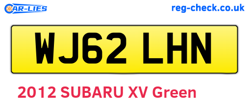 WJ62LHN are the vehicle registration plates.