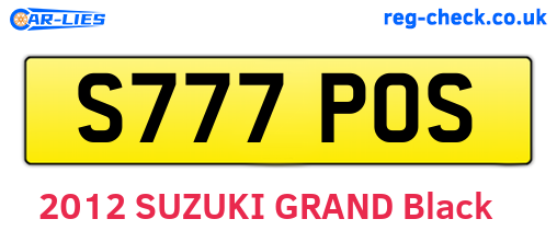 S777POS are the vehicle registration plates.