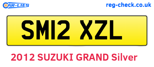 SM12XZL are the vehicle registration plates.