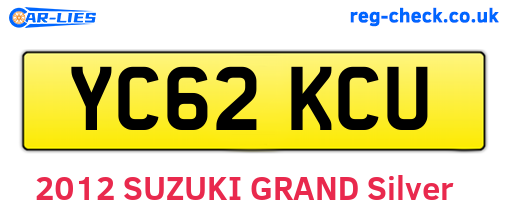 YC62KCU are the vehicle registration plates.