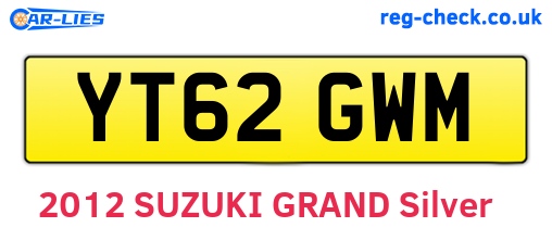 YT62GWM are the vehicle registration plates.