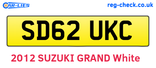 SD62UKC are the vehicle registration plates.