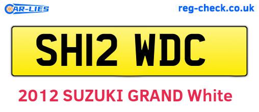 SH12WDC are the vehicle registration plates.