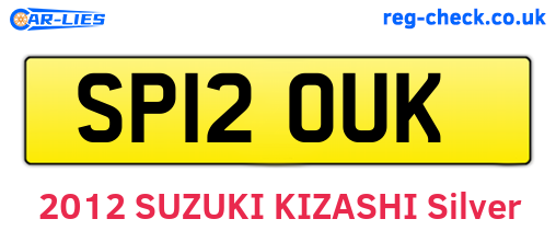 SP12OUK are the vehicle registration plates.