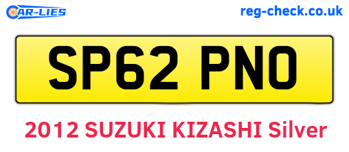 SP62PNO are the vehicle registration plates.