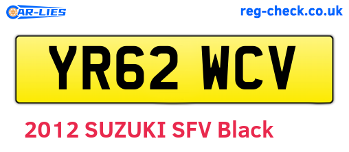 YR62WCV are the vehicle registration plates.