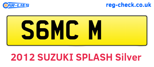 S6MCM are the vehicle registration plates.