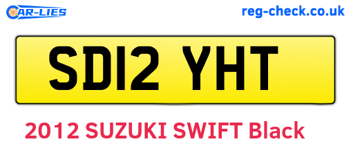 SD12YHT are the vehicle registration plates.