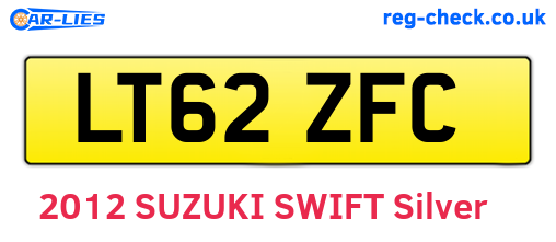 LT62ZFC are the vehicle registration plates.