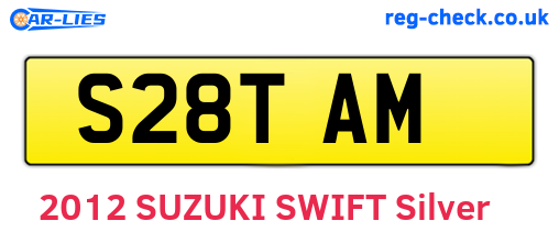 S28TAM are the vehicle registration plates.