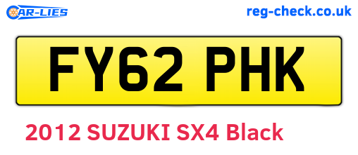 FY62PHK are the vehicle registration plates.