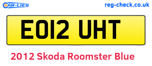 Blue 2012 Skoda Roomster (EO12UHT)