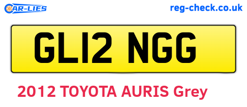 GL12NGG are the vehicle registration plates.