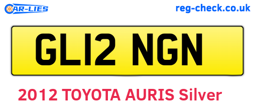 GL12NGN are the vehicle registration plates.