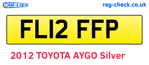 FL12FFP are the vehicle registration plates.